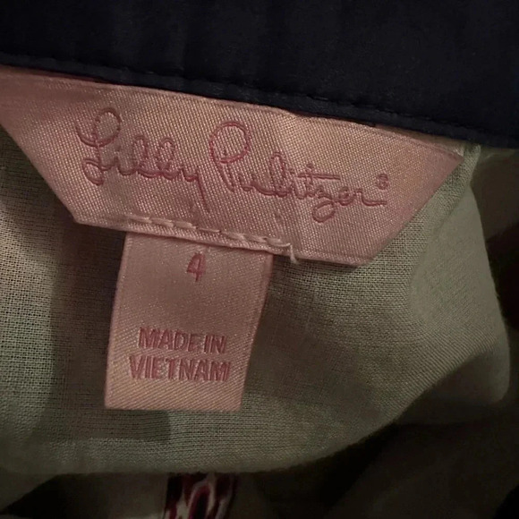 Lilly Pulitzer beautiful printed mini dress size 4 - Picture 12 of 12